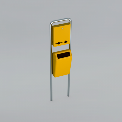 De bekende buiten afvalbak uit de openbare ruimte. Nu als hondentoilet model Bima. Ideaal voor op de camping en recreatiepark.